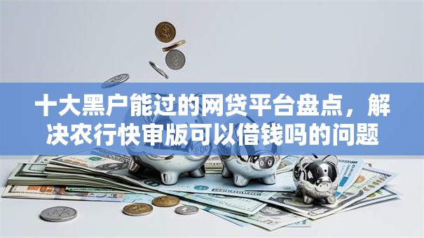 十大黑户能过的网贷平台盘点，解决农行快审版可以借钱吗的问题