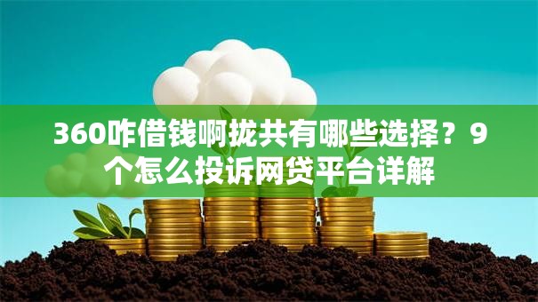 360咋借钱啊拢共有哪些选择？9个怎么投诉网贷平台详解
