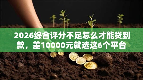 2026综合评分不足怎么才能贷到款，差10000元就选这6个平台