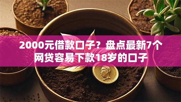 2000元借款口子？盘点最新7个网贷容易下款18岁的口子