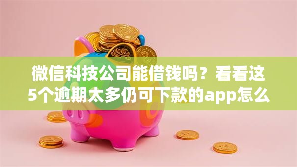 微信科技公司能借钱吗？看看这5个逾期太多仍可下款的app怎么样