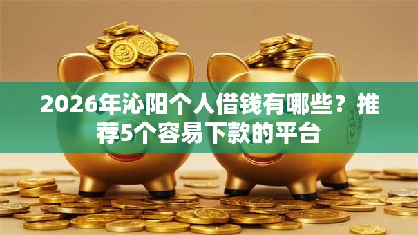 2026年沁阳个人借钱有哪些？推荐5个容易下款的平台