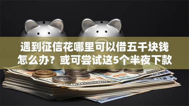 遇到征信花哪里可以借五千块钱怎么办？或可尝试这5个半夜下款的714口子
