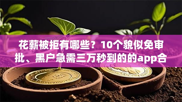 花薪被拒有哪些?10个貌似免审批、黑户急需三万秒到的的app合集 花薪被拒有哪些?10个貌似免审批、黑户急需三万秒到的的app合集