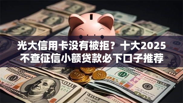 光大信用卡没有被拒？十大2025不查征信小额贷款必下口子推荐
