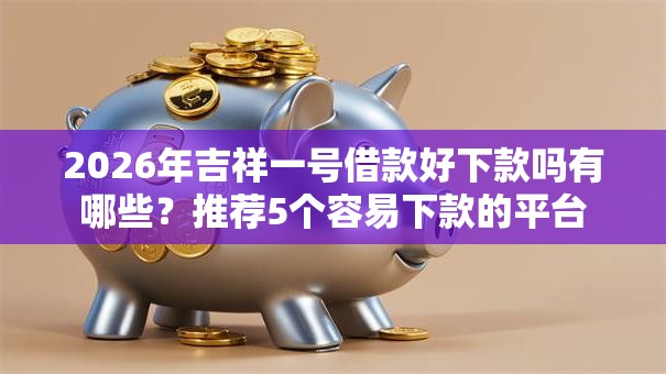 2026年吉祥一号借款好下款吗有哪些？推荐5个容易下款的平台