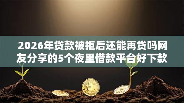 2026年贷款被拒后还能再贷吗网友分享的5个夜里借款平台好下款我觉得不错！
