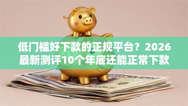低门槛好下款的正规平台？2026最新测评10个年底还能正常下款的平台