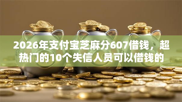 2026年支付宝芝麻分607借钱，超热门的10个失信人员可以借钱的网贷口子推荐