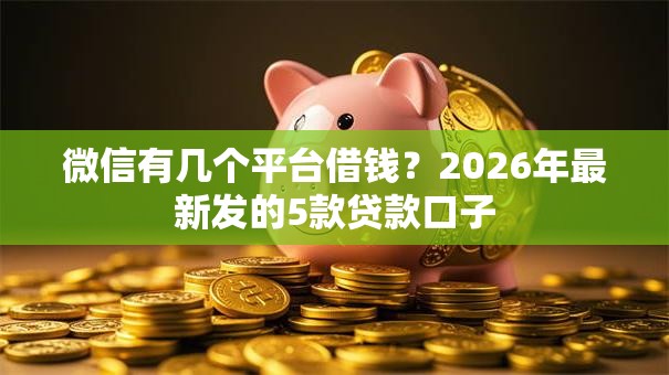 微信有几个平台借钱?2026年最新发的5款贷款口子 微信有几个平台借钱?2026年最新发的5款贷款口子