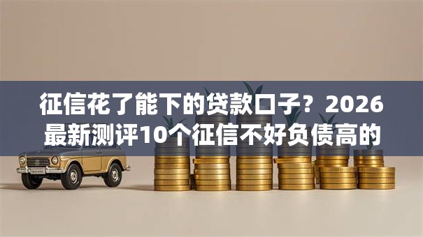 征信花了能下的贷款口子？2026最新测评10个征信不好负债高的app