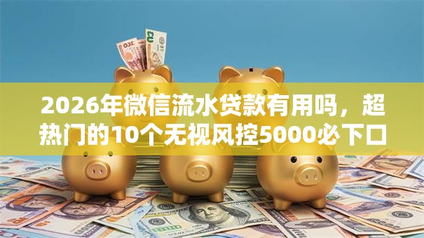 2026年微信流水贷款有用吗,超热门的10个无视风控5000必下口子推荐 2026年微信流水贷款有用吗,超热门的10个无视风控5000必下口子推荐