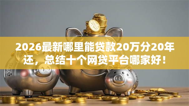 2026最新哪里能贷款20万分20年还，总结十个网贷平台哪家好！