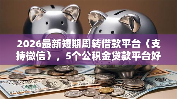 2026最新短期周转借款平台（支持微信），5个公积金贷款平台好无私分享