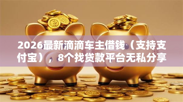 2026最新滴滴车主借钱(支持支付宝),8个找贷款平台无私分享 2026最新滴滴车主借钱(支持支付宝),8个找贷款平台无私分享
