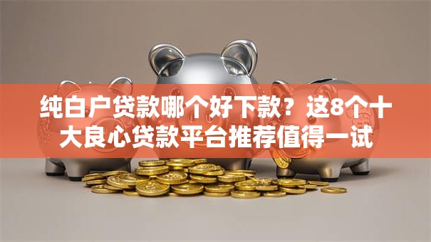纯白户贷款哪个好下款？这8个十大良心贷款平台推荐值得一试