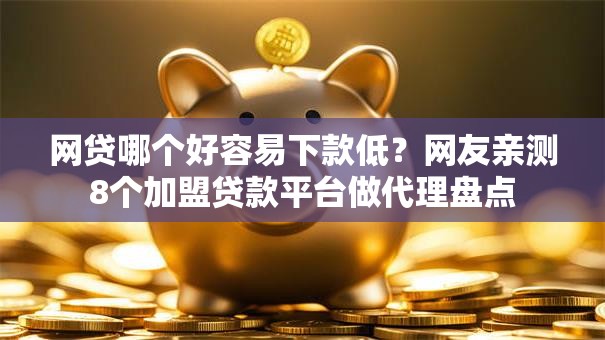网贷哪个好容易下款低？网友亲测8个加盟贷款平台做代理盘点