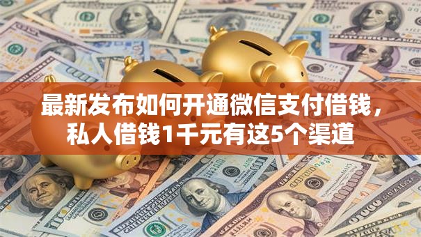 最新发布如何开通微信支付借钱，私人借钱1千元有这5个渠道