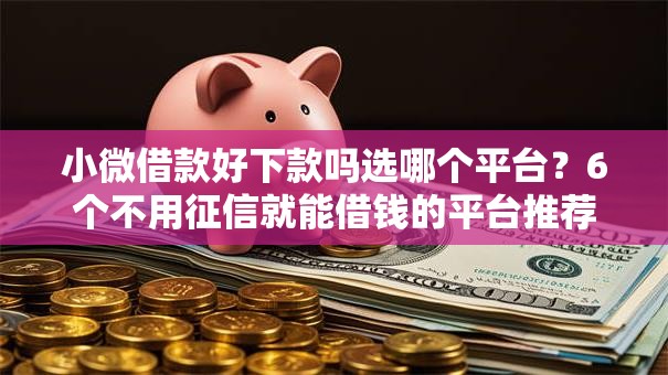 小微借款好下款吗选哪个平台？6个不用征信就能借钱的平台推荐