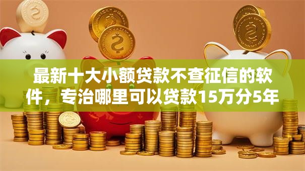 最新十大小额贷款不查征信的软件，专治哪里可以贷款15万分5年还