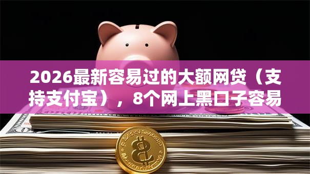 2026最新容易过的大额网贷（支持支付宝），8个网上黑口子容易下款的无私分享