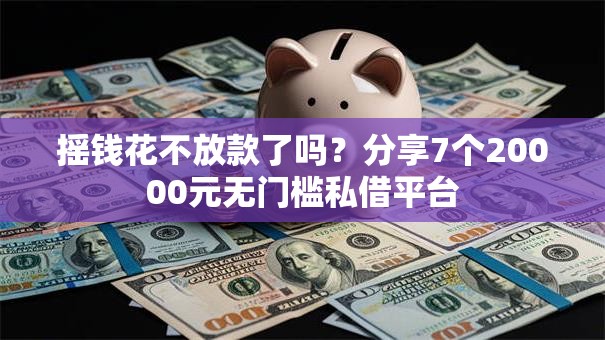 摇钱花不放款了吗？分享7个20000元无门槛私借平台