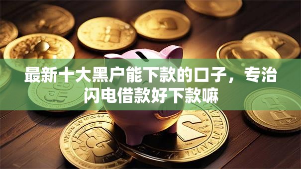 最新十大黑户能下款的口子,专治闪电借款好下款嘛 最新十大黑户能下款的口子,专治闪电借款好下款嘛