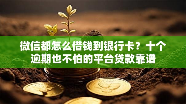 微信都怎么借钱到银行卡?十个逾期也不怕的平台贷款靠谱 微信都怎么借钱到银行卡?十个逾期也不怕的平台贷款靠谱