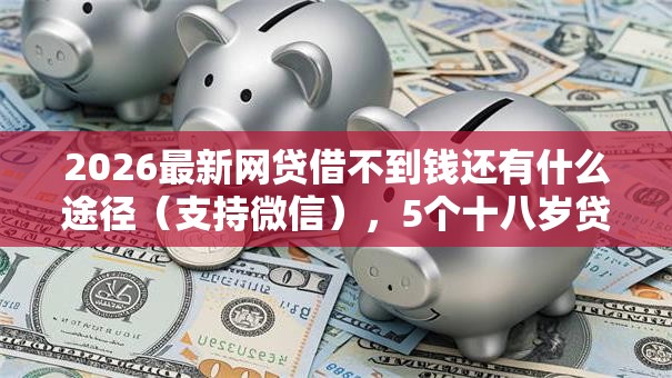 2026最新网贷借不到钱还有什么途径(支持微信),5个十八岁贷款秒过平台无私分享 2026最新网贷借不到钱还有什么途径(支持微信),5个十八岁贷款秒过平台无私分享