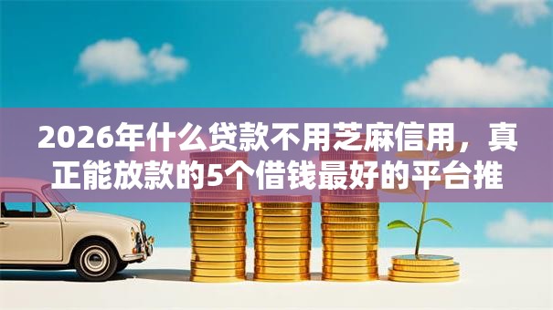 2026年什么贷款不用芝麻信用，真正能放款的5个借钱最好的平台推荐