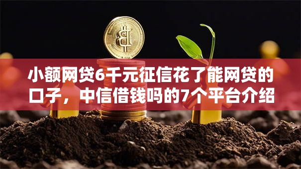 小额网贷6千元征信花了能网贷的口子，中信借钱吗的7个平台介绍