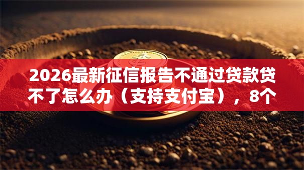 2026最新征信报告不通过贷款贷不了怎么办（支持支付宝），8个网上都贷款平台无私分享