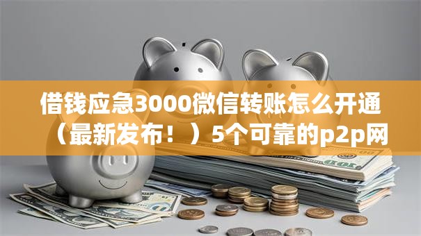 借钱应急3000微信转账怎么开通（最新发布！）5个可靠的p2p网贷平台