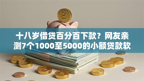 十八岁借贷百分百下款？网友亲测7个1000至5000的小额贷款软件盘点