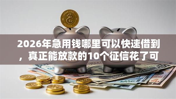2026年急用钱哪里可以快速借到，真正能放款的10个征信花了可以借钱的网贷平台推荐