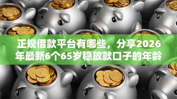 正规借款平台有哪些，分享2026年最新6个65岁稳放款口子的年龄要求