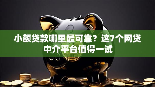 小额贷款哪里最可靠?这7个网贷中介平台值得一试 小额贷款哪里最可靠?这7个网贷中介平台值得一试