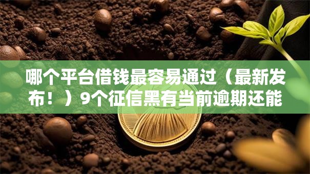 哪个平台借钱最容易通过(最新发布!)9个征信黑有当前逾期还能下款的平台 哪个平台借钱最容易通过(最新发布!)9个征信黑有当前逾期还能下款的平台