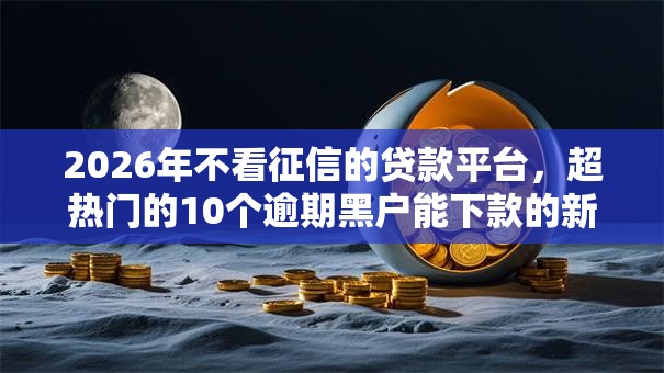 2026年不看征信的贷款平台,超热门的10个逾期黑户能下款的新口子推荐 2026年不看征信的贷款平台,超热门的10个逾期黑户能下款的新口子推荐