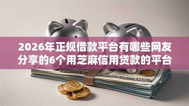 2026年正规借款平台有哪些网友分享的6个用芝麻信用贷款的平台我觉得不错! 2026年正规借款平台有哪些网友分享的6个用芝麻信用贷款的平台我觉得不错!