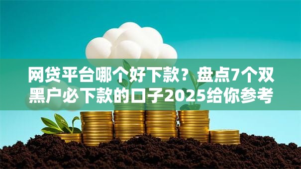 网贷平台哪个好下款？盘点7个双黑户必下款的口子2025给你参考