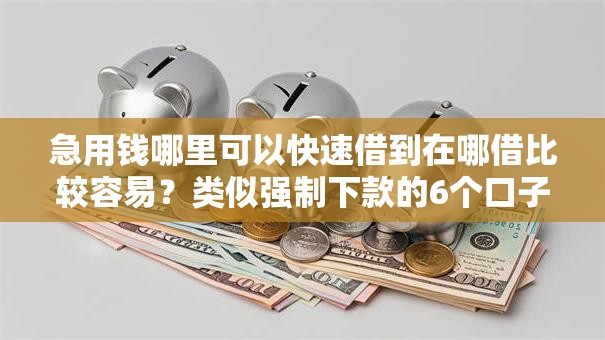 急用钱哪里可以快速借到在哪借比较容易?类似强制下款的6个口子参考 急用钱哪里可以快速借到在哪借比较容易?类似强制下款的6个口子参考