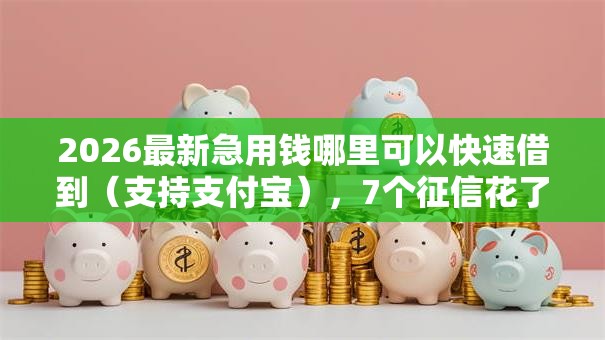 2026最新急用钱哪里可以快速借到（支持支付宝），7个征信花了还能下款的几千小额度平台无私分享