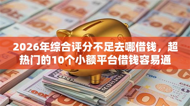 2026年综合评分不足去哪借钱，超热门的10个小额平台借钱容易通过不看征信推荐
