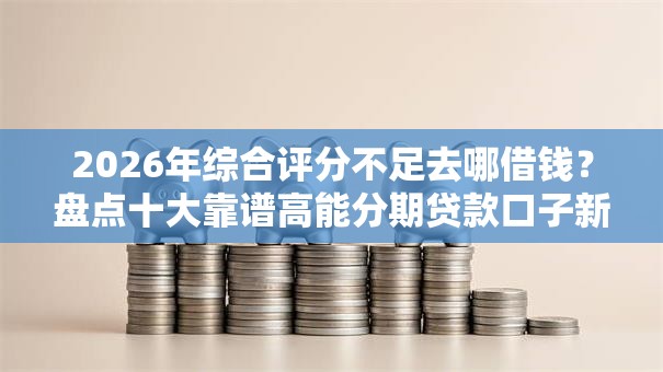 2026年综合评分不足去哪借钱?盘点十大靠谱高能分期贷款口子新秀 2026年综合评分不足去哪借钱?盘点十大靠谱高能分期贷款口子新秀