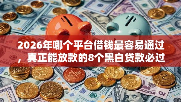 2026年哪个平台借钱最容易通过,真正能放款的8个黑白贷款必过的软件推荐 2026年哪个平台借钱最容易通过,真正能放款的8个黑白贷款必过的软件推荐