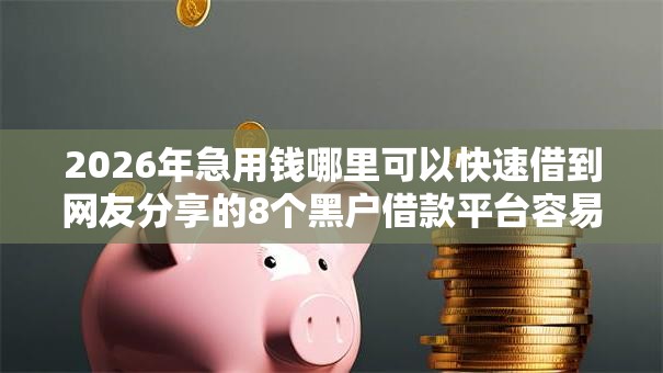 2026年急用钱哪里可以快速借到网友分享的8个黑户借款平台容易通过审核我觉得不错! 2026年急用钱哪里可以快速借到网友分享的8个黑户借款平台容易通过审核我觉得不错!