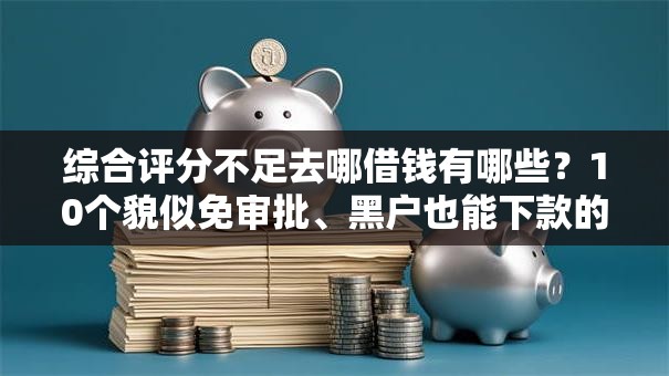 综合评分不足去哪借钱有哪些？10个貌似免审批、黑户也能下款的口子合集