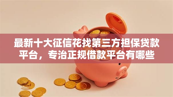 最新十大征信花找第三方担保贷款平台，专治正规借款平台有哪些