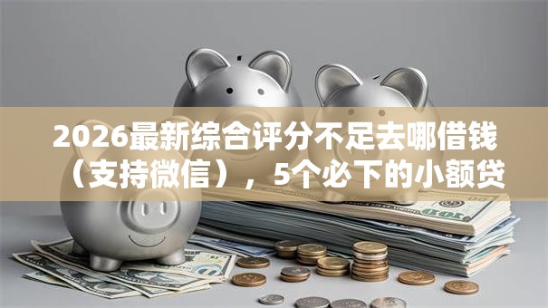 2026最新综合评分不足去哪借钱（支持微信），5个必下的小额贷款软件无私分享